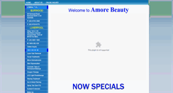 Desktop Screenshot of amorebeauty.com.au